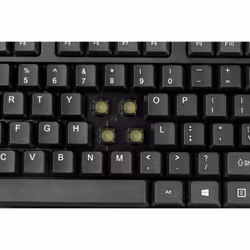 Adesso WKB-1320CB-UK clavier Souris incluse FR sans fil +USB QWERTY Anglais britannique Noir - Vue supplémentaire 5