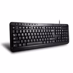 Adesso AKB-132CB-UK clavier Souris incluse USB QWERTY Anglais britannique Noir - Vue supplémentaire 5