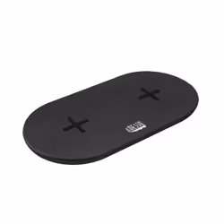 Adesso AUH-1040 chargeur d'appareils mobiles Casque, Smartphone, Smartwatch Noir USB Recharge sans fil Charge rapide Intérieure