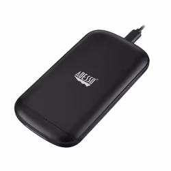 Adesso AUH-1020 chargeur d'appareils mobiles Universel Noir USB Recharge sans fil Charge rapide Intérieure