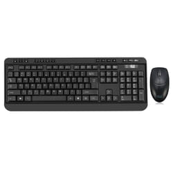 Adesso WKB-1320CB clavier Souris incluse RF sans fil QWERTY Noir