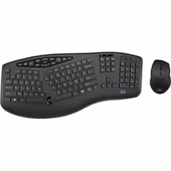 ADESSO Clavier ergonomique et souris optique sans fil Truform