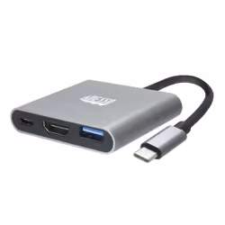 Adesso AUH-4010 station d'accueil USB 3.2 Gen 1 (3.1 Gen 1) Type-C Gris - Vue supplémentaire 2