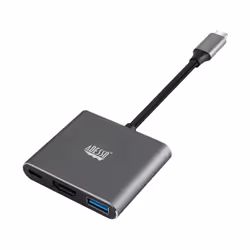 Adesso AUH-4010 station d'accueil USB 3.2 Gen 1 (3.1 Gen 1) Type-C Gris - Vue supplémentaire 3
