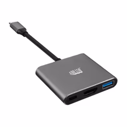Adesso AUH-4010 station d'accueil USB 3.2 Gen 1 (3.1 Gen 1) Type-C Gris - Vue supplémentaire 6