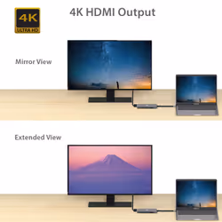 Adesso AUH-4020 station d'accueil Thunderbolt 3 Aluminium - Vue supplémentaire 9