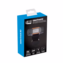 Adesso CyberTrack H2 webcam 640 x 480 pixels USB 2.0 Noir, Orange - Vue supplémentaire 12