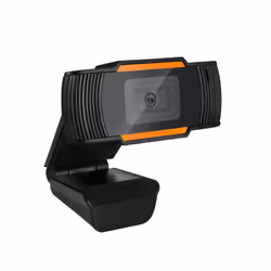 Adesso CyberTrack H2 webcam 640 x 480 pixels USB 2.0 Noir, Orange