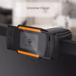 Adesso CyberTrack H2 webcam 640 x 480 pixels USB 2.0 Noir, Orange - Vue supplémentaire 8