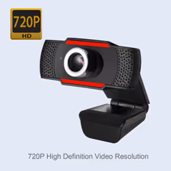 Adesso CyberTrack H3 webcam 1,3 MP 1280 x 720 pixels USB 2.0 Noir, Rouge - Vue supplémentaire 8