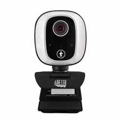 Adesso 1080P HD H.264 FIXED FOCUS USB WEBCAM WITH 305 MOTION TRACKING, BUILT-IN MICROPH