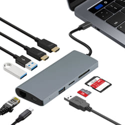 Adesso 9-IN-1 USB-C MULTI-PORT DOCKING STATION carte et adaptateur d'interfaces
