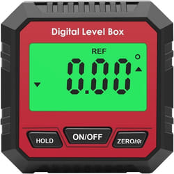 Inclinomètre Numérique ，Détecteur dangle numérique inclinomètre de jauge dangle daffichage LCD avec rétroéclairage magnétique
