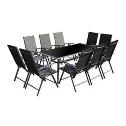 Concept Usine Rimini ensemble de meubles de jardin Noir