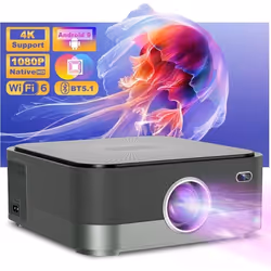 Vidéoprojecteur 4K Mini Projecteur Video Portable Retroprojecteur 4k Videoprojecteur Projector Holographique pour TV StickPS5 ...