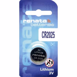 Pile bouton CR 2025 lithium Renata 165 mAh 3 V 1 pc(s)