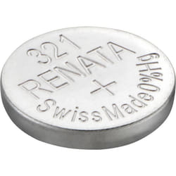 Pile bouton Silver Oxyde 321 / SR616 SW 0% Mercure 155V