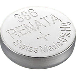 Pile bouton 386 1.55 v 1 pc(s) 130 mAh oxyde d'argent - Renata