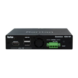 Raritan KX IV-101 commutateur écran, clavier et souris Grille de montage Noir