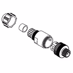 Connecteur pour capteurs/actionneurs - MOLEX - 1200710043 - Femelle - 5 pôles - 1 pc(s)