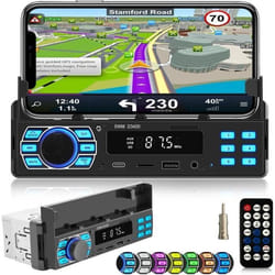 Autoradio Bluetooth - GENERIC - iFreGo - 4 x 60W - FM - 7 Couleurs Lumineuses