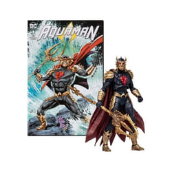 Figurine et comic book Ocean Master (Aquaman) 18 cm - McFarlane Toys - DC Direct Page Punchers