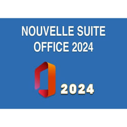 Nouvelle suite Microsoft Office 2024 professionnel plus pour Windows 64 Bits. Activation à vie pour un poste.