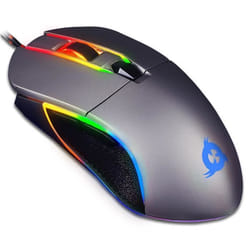 KLIM Aim Souris Gamer RGB 7000 DPI - Souris Ambidextre Ergonomique RGB Chroma pour Ordinateur - Souris PS4 PC Portable et de Bureau