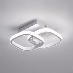 【Conception simple】 Une forme géométrique composée de deux rectangles. Le plafonnier géométrique est plein de sens de la mode ...