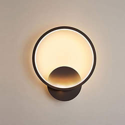 GOECO Applique Murale Led Interieur Ronde Blanc Chaud Acrylique Luminaire Murale Interieur,12W, 3000K Applique Murale Interieur Escalier, Applique