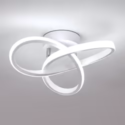 Description générale Ce plafonnier LED moderne allie élégance et efficacité. Avec son design inspiré d'une fleur, il s'intègr ...