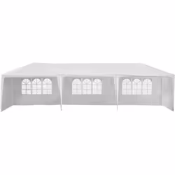 Description générale Avec ses dimensions de 3x6m, cette tente de réception blanche protège du soleil tout en offrant un espac ...