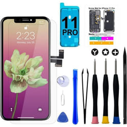Brinonac Écran pour iPhone 11 Pro58 3D Tactile LCD Ecran Remplacement Assemblé avec Outils de Réparation et Verre Trempé