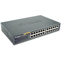 D-Link 24-port 10/100M NWay Desktop - Internal PSU (incl. 19" rack mount kit) Non-géré