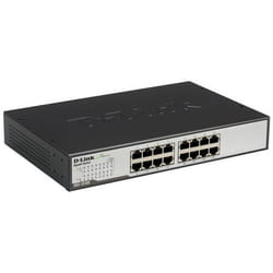 D-Link DGS-1016D/E commutateur réseau Non-géré Noir, Métallique