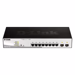 D-Link DGS-1210-10P, Géré, L2, Gigabit Ethernet (10/100/1000), Connexion Ethernet, supportant l'alimentation via ce port (PoE ...