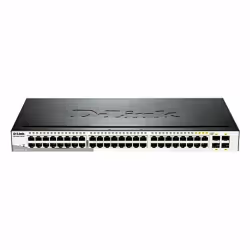 D-Link DGS-1210-48, Géré, L2, Gigabit Ethernet (10/100/1000), Full duplex, Grille de montage, 1U