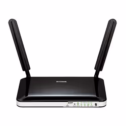 D-Link DWR-921/E, Wi-Fi 4 (802.11n), Monobande (2,4 GHz), Ethernet/LAN, 3G, 4G, Noir, Blanc