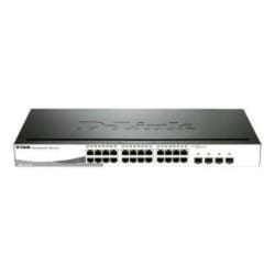 D-Link DGS-1210-24P commutateur réseau Géré L2 Gigabit Ethernet (10/100/1000) Connexion Ethernet, supportant l'alimentation via ce port (PoE) Noir