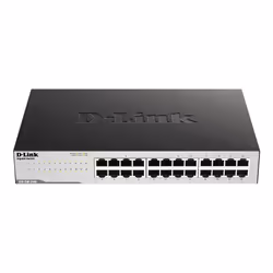 D-Link GO-SW-24G, Non-géré, L2, Gigabit Ethernet (10/100/1000), Full duplex, Grille de montage, 1U