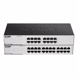 D-Link GO-SW-24G Non-géré L2 Gigabit Ethernet (10/100/1000) 1U Noir