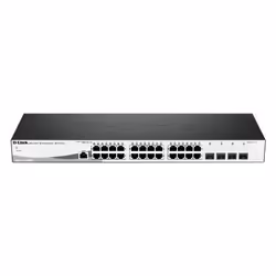 D-Link DGS-1210-28/ME, Géré, L2, Gigabit Ethernet (10/100/1000), Full duplex, Grille de montage, 1U