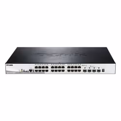 D-Link DGS-1510-28XMP, Géré, L2/L3, Gigabit Ethernet (10/100/1000), Full duplex, Connexion Ethernet, supportant l'alimentatio ...