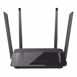 D-Link AC1200 Dual Band routeur sans fil Gigabit Ethernet Bi-bande (2,4 GHz / 5 GHz) Noir