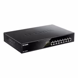 D-Link DGS-1008MP commutateur réseau Non-géré Gigabit Ethernet (10/100/1000) Connexion Ethernet, supportant l'alimentation via ce port (PoE) 1U Noir - Vue supplémentaire 3