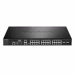 D-Link DXS-3400-24TC commutateur réseau Géré L3 Gigabit Ethernet (10/100/1000) 1U Noir - Vue supplémentaire 2