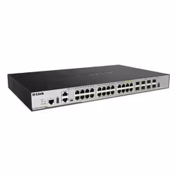 D-Link DGS-3630-28TC, Géré, L3, Gigabit Ethernet (10/100/1000), Full duplex, Grille de montage, 1U