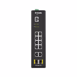 D-Link DIS-200G-12S commutateur réseau Géré L2 Gigabit Ethernet (10/100/1000) Noir - Vue supplémentaire 4
