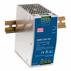 D-Link DIS-N240-48, 240 W, 90 - 264 V, 47 - 63 Hz, 2.5/115VC, 1.3/230VC, 28 ms, 88,5%