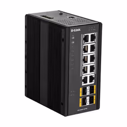 D-Link DIS‑300G‑14PSW, Géré, L2, Gigabit Ethernet (10/100/1000), Full duplex, Connexion Ethernet, supportant l'alimentation v ...